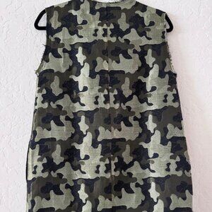 Asos Green Camouflage Mini Dress NWT Women’s Size 8
